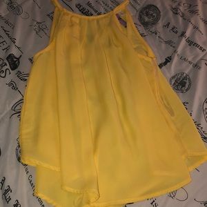 Yellow Halter Top